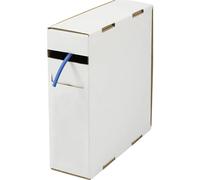 TRU COMPONENTS 1566771 Gaine thermorétractable sans colle bleu 25 mm 12.50 mm