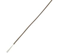TRU COMPONENTS 1566840 Fil de câblage LiY 1 x 1 mm² marron 10 m