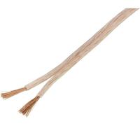 TRU COMPONENTS 1567141 Câble haut-parleur 2 x 2.5 mm² transparent 20 m