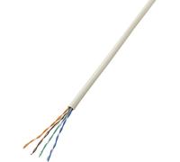 TRU COMPONENTS 1567183 Câble téléphone J-Y(ST)Y 4 x 2 x 0.6 mm gris 50 m