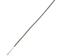 TRU COMPONENTS 1567223 Fil de câblage LiY 1 x 0.22 mm² marron 100 m