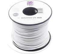 TRU COMPONENTS 1567228 Fil de câblage LiY 1 x 0.50 mm² blanc 100 m