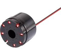 TRU COMPONENTS 1567766 Générateur de signal piézo Bruit généré: 105 dB Tension: 12 V/DC son intermittent 1 pc(s)