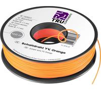 TRU COMPONENTS 1567904 Fil de câblage Yv 1 x 0.20 mm² jaune 100 m