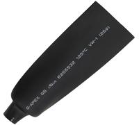 TRU COMPONENTS 1570158 Gaine thermorétractable sans colle noir 25 mm 12.50 mm Taux de retreint:2:1 5 m