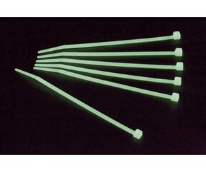 TRU COMPONENTS 1570829 Serre-câble 200 mm 2.50 mm vert rémanent 100 pc(s)