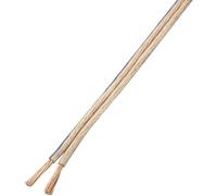 Câble haut-parleur 1571459 2 x 4 mm² transparent 10 m