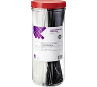 TRU COMPONENTS 1572053 Serre-câble 300 mm 3.60 mm noir, naturel 400 pc(s)