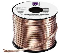 TRU COMPONENTS 1572262 Câble haut-parleur 2 x 0.75 mm² transparent 30 m