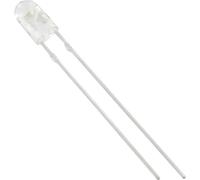 TRU COMPONENTS 1577447 LED rouge ovale 3 mm 1000 mcd 70 °, 30 ° 20 mA