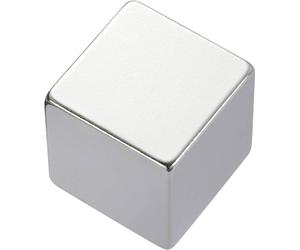 TRU COMPONENTS 505926 Aimant permanent cubique N35 1.24 T Température limite (max.): 80 °C
