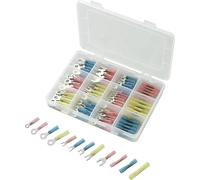TRU COMPONENTS 549944 Assortiment de cosses à sertir 0.50 mm² 6 mm² rouge,