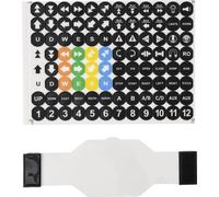 TRU COMPONENTS 6 Button cover & sticker TC-13660444 Set d'accessoires avec étiquette, avec capot de protection