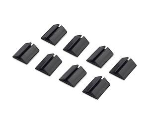 TRU COMPONENTS 617164-BK Support de câble autocollant 1282781 Plage de Ø du faisceau 2.50 à 3.50 mm noir 8 pc(s)