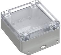 TRU COMPONENTS 6U07111105737 TC-13865268 Boîtier industriel 136.5 x 106.5 x 45 ABS-PC gris clair, transparent 1 pc(s)