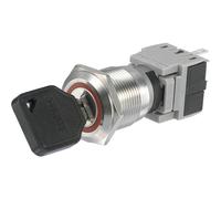 TRU COMPONENTS 704409 LAS1-BGQ-11Y/23 Commutateur à clé 250 V/AC 5 A 1 x