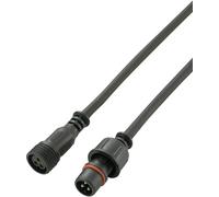 TRU COMPONENTS 739681 Connecteur circulaire confectionné mâle, droit, femelle, droit Nombre total de pôles: 3 1 pc(s)