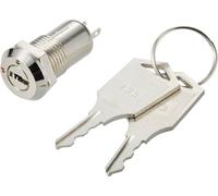 TRU COMPONENTS 754102 S1091 B Commutateur à clé 30 V 1 A 1 x Off/On 1 x 90 ° 1 pc(s)