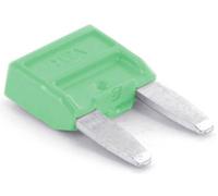 TRU COMPONENTS 8551252 Mini fusible plat pour voiture 30 A vert clair