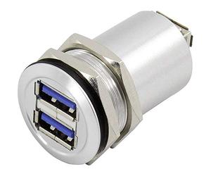 TRU Components 92007P28 Double Prise USB A 3.0 USB-14-BK 1408769
