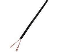 TRU Components Fil de câblage 93030c532 2 x 1 mm² noir 25 m