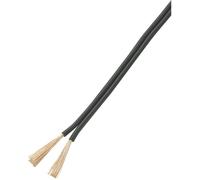 TRU Components Fil de câblage 93030c538 2 x 1,50 mm² noir 25 m