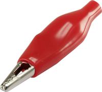 TRU COMPONENTS 93038c31 Pince crocodile rouge Longueur: 35 mm