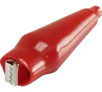 TRU COMPONENTS 93038c49 Pince crocodile rouge Longueur: 65 mm