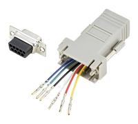 TRU Components Adaptateur D-SUB mâle D-SUB 9 Broches - Prise RJ12