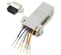 TRU COMPONENTS Adaptateur D-SUB mâle D-SUB 9 Broches - Prise RJ45