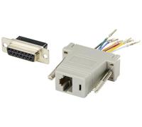 TRU COMPONENTS Adaptateur SUB-D SUB-D femelle 15 pôles - RJ45 femelle 1 pc(s)