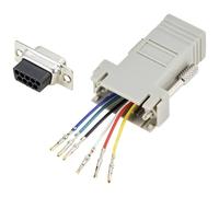 TRU COMPONENTS Adaptateur SUB-D SUB-D mâle 9 pôles - RJ12 femelle 1 pc(s)