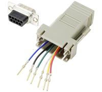 TRU Components Adaptateur D-SUB mâle D-SUB 9 broches - Prise RJ12