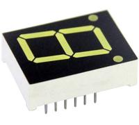 TRU COMPONENTS Afficheur 7 segments rouge 13.1 mm 2 V Nombre de chiffres: 1 TRU-7S1-52RAG