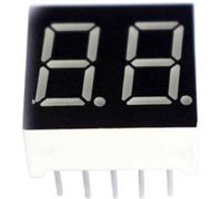 TRU COMPONENTS Afficheur 7 segments rouge 7 mm 2 V Nombre de chiffres: 2 TRU-7S2-28RAG