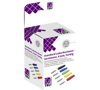 TRU COMPONENTS Assortiment de connecteurs de test femelle, droit noir, rouge, bleu, jaune, vert 10 parties