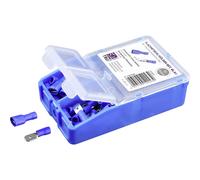 TRU COMPONENTS Assortiment de cosses à sertir 1.5 mm² 2.5 mm² bleu 140 pc(s)