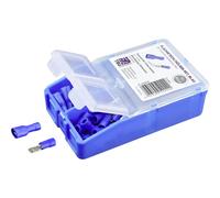 TRU COMPONENTS Assortiment de cosses à sertir 1.5 mm² 2.5 mm² bleu 140 pc(s)