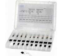 TRU COMPONENTS Assortiment de diodes & régulateurs de tension 130 pc(s)
