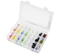 TRU COMPONENTS Assortiment de LEDs rouge, bleu, vert, jaune, blanc froid, blanc chaud rond 3 mm, 5 mm, 8 mm 30 ° 7.5 mA, 8 mA 3