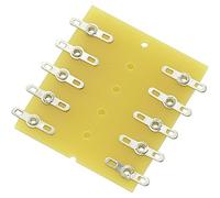 TRU Components Barre de loet à deux rangées de pôles - Nombre total de pôles : 10 époxy (L x l x H) : 43 x 38 x 1,6 mm