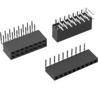 TRU COMPONENTS Barrette femelle (standard) Nbr de rangées: 1 Nombre de pôles par rangée: 10 TC-0318159-10-1-00