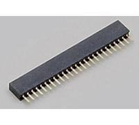 TRU COMPONENTS Barrette femelle (standard) Nbr de rangées: 1 Nombre de pôles par rangée: 8 TC-2506441