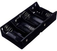TRU COMPONENTS BH-143D Support de pile 4x LR20 (D) raccordement à souder