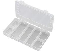 TRU Components Boîte de rangement PP07-01 (L x l x H) 192 x 110 x 24 mm Nombre de faecher: 7 sous-verres fixes