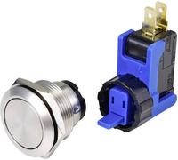 TRU COMPONENTS TC-9201348 Bouton-poussoir 250 V 15 A 1 x On/Off à rappel IP65 1 pc(s)