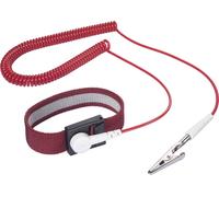 TRU COMPONENTS Bracelet antistatique (ESD) 2.5 m Pression mâle 10 mm Bag