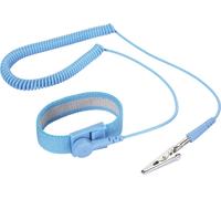 TRU COMPONENTS Bracelet antistatique (ESD) 2.5 m Pression mâle 10 mm Bag