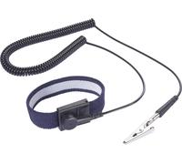 TRU COMPONENTS Bracelet antistatique (ESD) 2.5 m Pression mâle 10 mm Bag
