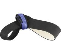 TRU COMPONENTS Bracelet de cheville antistatique (ESD) noir/blanc Fermeture auto-agrippante élastique, sangle argentée